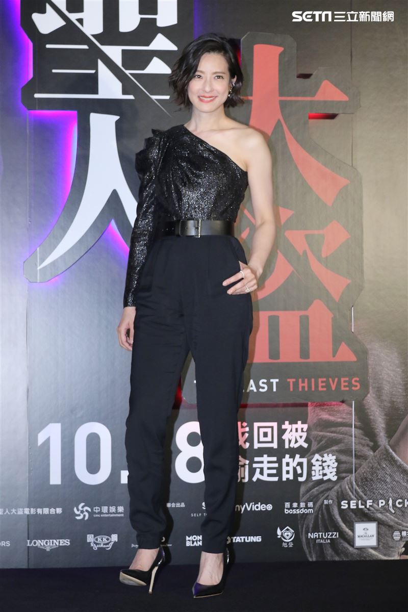 《聖人大盜》首映會，主演賴雅妍。（圖／記者林士傑攝影）