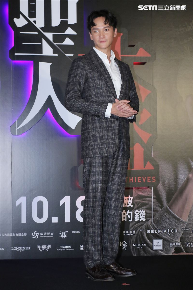 《聖人大盜》首映會，主演曹晏豪。（圖／記者林士傑攝影）