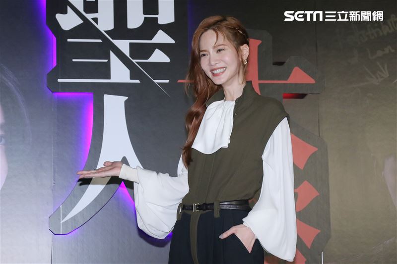 《聖人大盜》首映會，主演曾之喬。（圖／記者林士傑攝影）