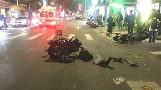 外送員慘撞飛陷昏迷！騎士：公車擋住