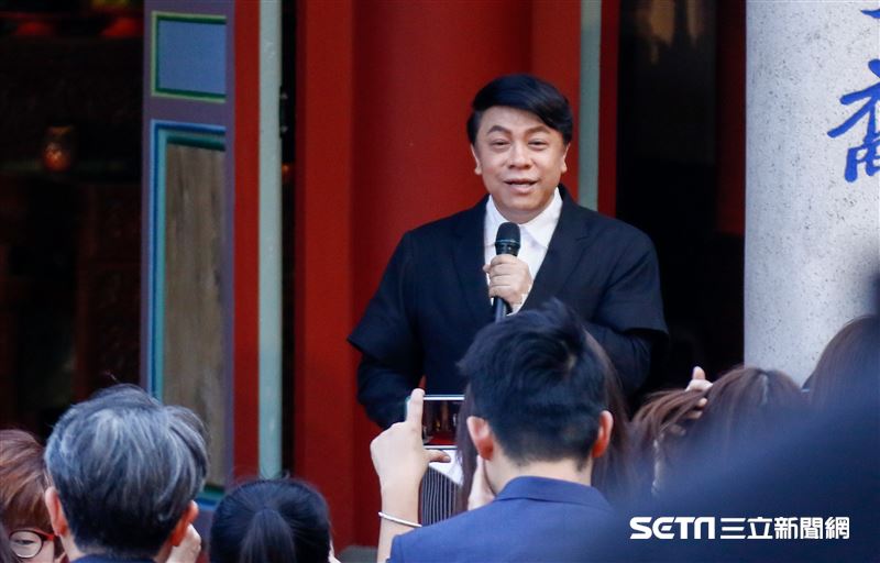 林志玲和AKIRA世紀婚禮，蔡康永擔任司儀。（圖／記者林聖凱攝影）