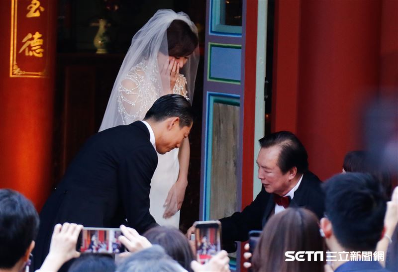 林志玲和AKIRA世紀婚禮。（圖／記者林聖凱攝影）