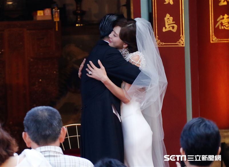 林志玲和AKIRA世紀婚禮。（圖／記者林聖凱攝影）