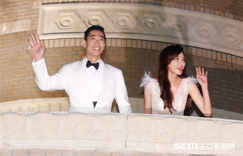 林志玲和AKIRA世紀婚禮。（圖／記者林聖凱攝影）