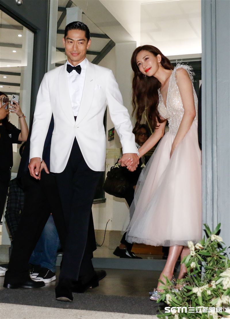林志玲和AKIRA世紀婚禮。（圖／記者林聖凱攝影）