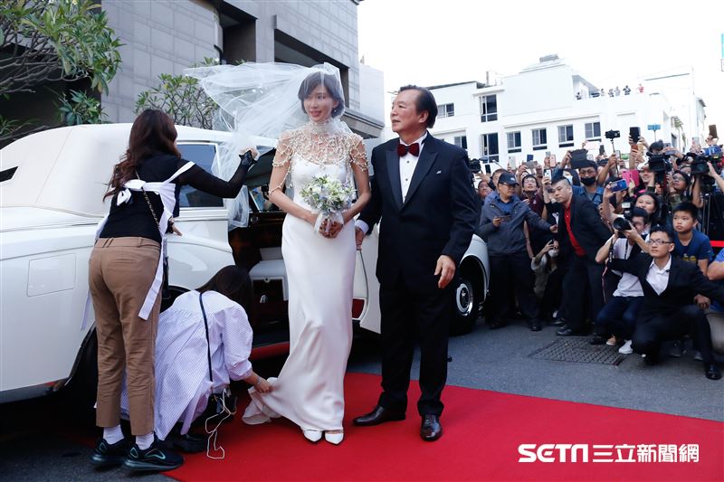 林志玲和AKIRA世紀婚禮。（圖／記者林聖凱攝影）