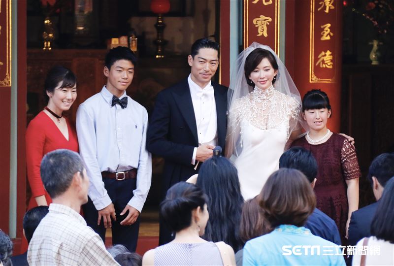 林志玲和AKIRA世紀婚禮。（圖／記者林聖凱攝影）