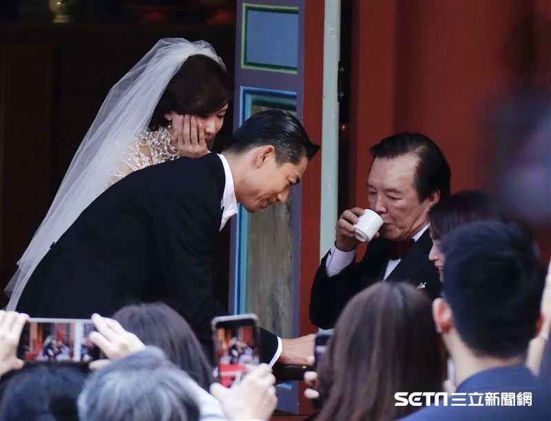 林志玲和AKIRA世紀婚禮。（圖／記者林聖凱攝影）