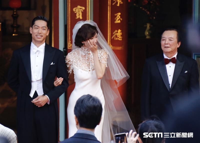林志玲和AKIRA世紀婚禮。（圖／記者林聖凱攝影）