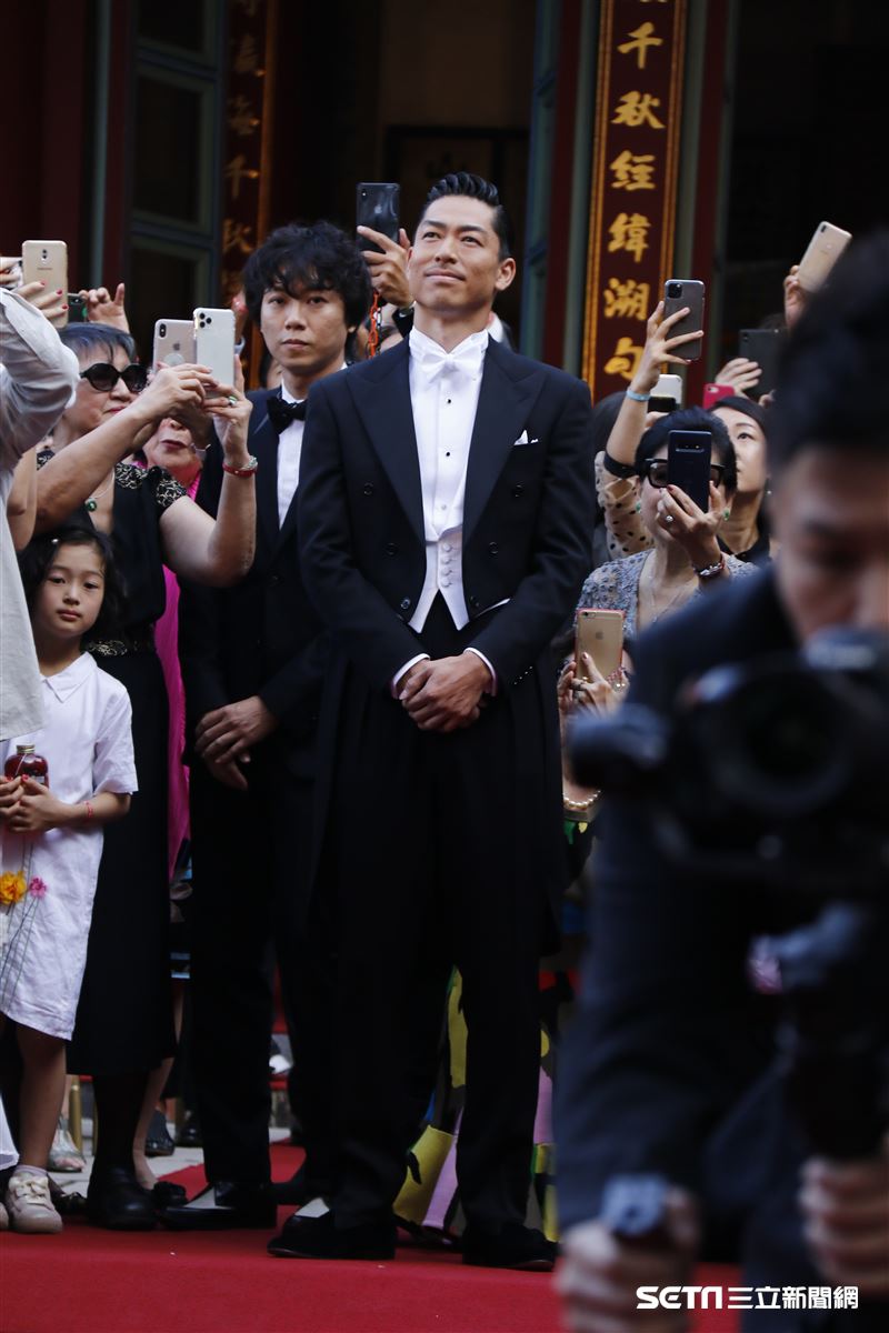 林志玲和AKIRA世紀婚禮。（圖／記者林聖凱攝影）