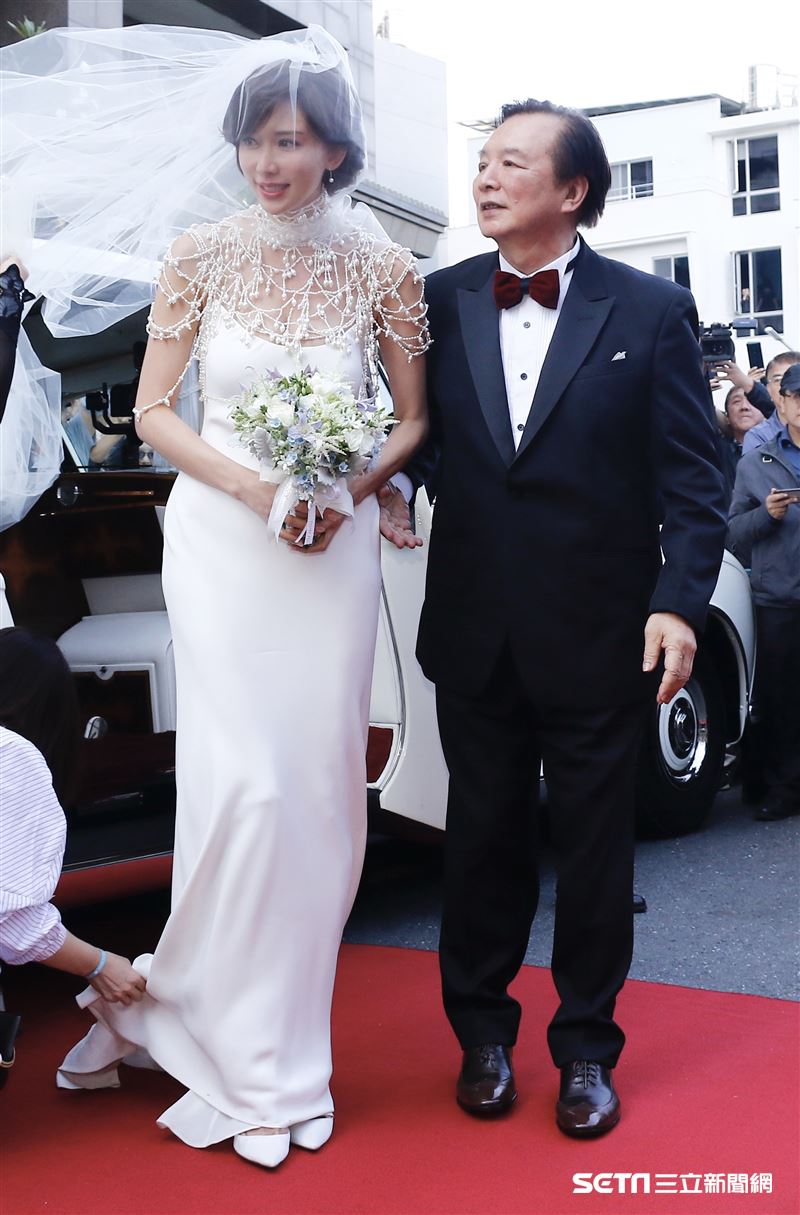 林志玲和AKIRA世紀婚禮。（圖／記者林聖凱攝影）