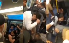 香港,反送中,地鐵,乘客暴打女學生（圖／翻攝自天盛打手事務所臉書）