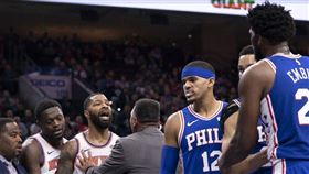 NBA／卡位釀衝突！推特王賽後遭嗆
NBA,費城七六人,Joel Embiid,紐約尼克,Marcus Morris
翻攝自推特