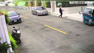 宅配貨到付款劫金飾　男持槍畫面曝光