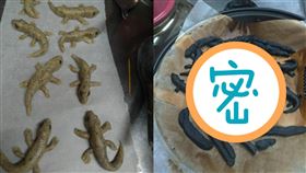 婆婆大喊「廚房冒煙啦」！她開烤箱驚「8隻壁虎」被燒焦黑（圖／翻攝自爆怨公社）