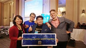 台師大,李明峰,志工服務,分享,服務經驗(圖/台師大提供)中央社