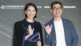 金馬電影《夕霧花園》記者會導演林書宇，主演李心潔。（圖／記者林士傑攝影）