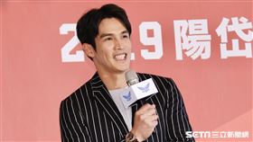 陽岱鋼返台記者會。（圖／記者林聖凱攝影）