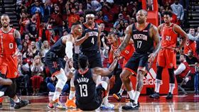 NBA,火箭,James Harden,Russell Westbrook。（圖／翻攝自火箭官方推特）