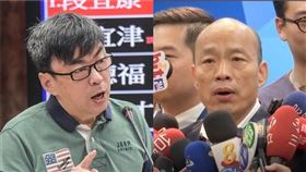 段宜康,韓國瑜　組合圖／資料照