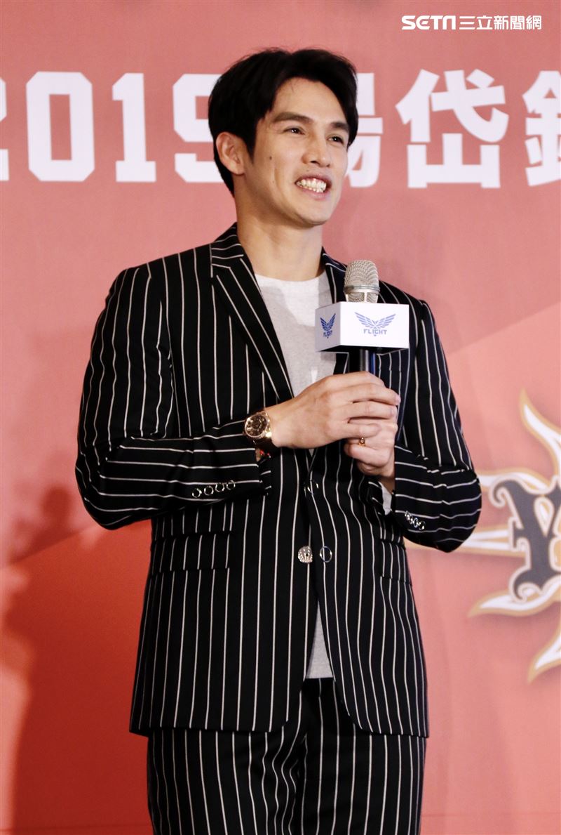 陽岱鋼返台記者會。（圖/記者林聖凱攝影）