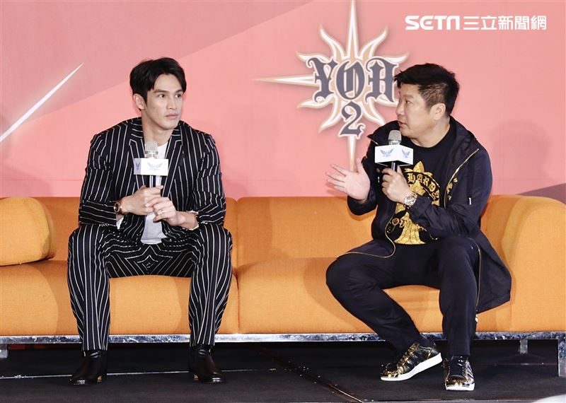 胡瓜出席陽岱鋼返台記者會。（圖/記者林聖凱攝影）