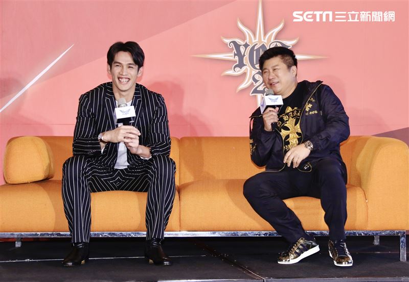 胡瓜出席陽岱鋼返台記者會。（圖/記者林聖凱攝影）