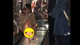 阿倍野300,觀景台,美景,夜景,櫻花妹,日本,大阪,春光外洩