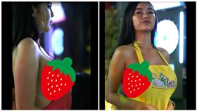 泰國曼谷酒吧，近乎裸體的火辣服務，遭到警方注意罰款。 大露東西渾圓測乳。（圖／翻攝自臉書）