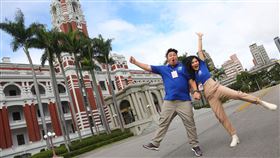 泰國旅遊網紅,總統府,住一晚,親民,蔡英文,無圍牆(圖/中央社)