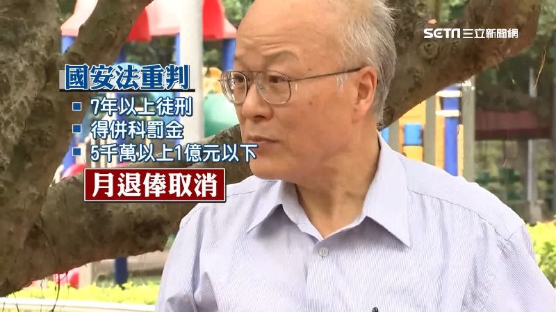 郭冠英恐涉國安法罰1億　剝奪月退俸