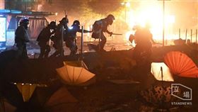 港警攻入香港理工大學（圖／翻攝自Stand News 立場新聞）