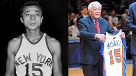 ▲NBA史上首位非白人球員三阪亙辭世。（圖／翻攝自尼克推特）