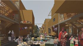 台灣人道建築獎揭曉　學生組第一名提案第2屆台灣人道建築獎22日公布得獎名單。其中學生組第一名由土耳其海峽大學社會學系的學生奪得，可獲獎金3000美元。圖為得獎提案。（主辦單位提供）中央社記者何宏儒伊茲米爾傳真　108年11月23日