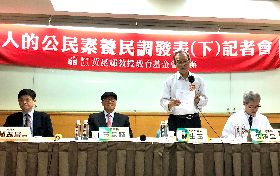 黃昆輝基金會發表公民素養民調結果