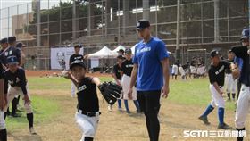 ▲展逸棒球訓練營八卦山林立王建民江少慶李振昌。（圖／記者蕭保祥攝影）