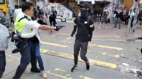 香港,港警,中槍,民主（圖／翻攝自立場新聞）