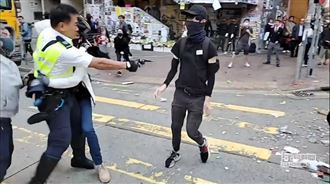 港中槍青年現身！堅定喊：信念打不死