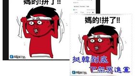 韓粉,百鬼夜行,盜圖（圖／翻攝臉書）