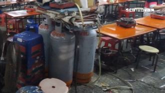夜市吃火鍋桌底「冒火」　顧客驚險逃