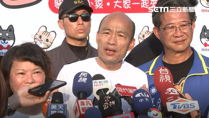 韓國瑜：中國放棄武統前不簽和平協議