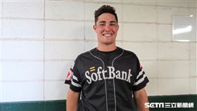 日職紅隊軟銀育成球員砂川Richard。（圖／記者王怡翔攝影）