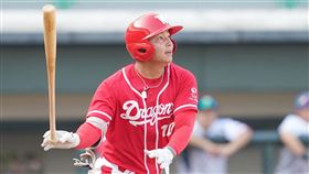 味全龍黃柏豪。（圖／中職提供）