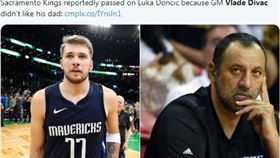 ▲迪瓦茲（右）為什麼沒選東契奇？（圖／翻攝自推特）