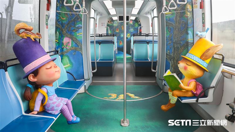淡海輕軌周年　幾米主題列車奇幻上路