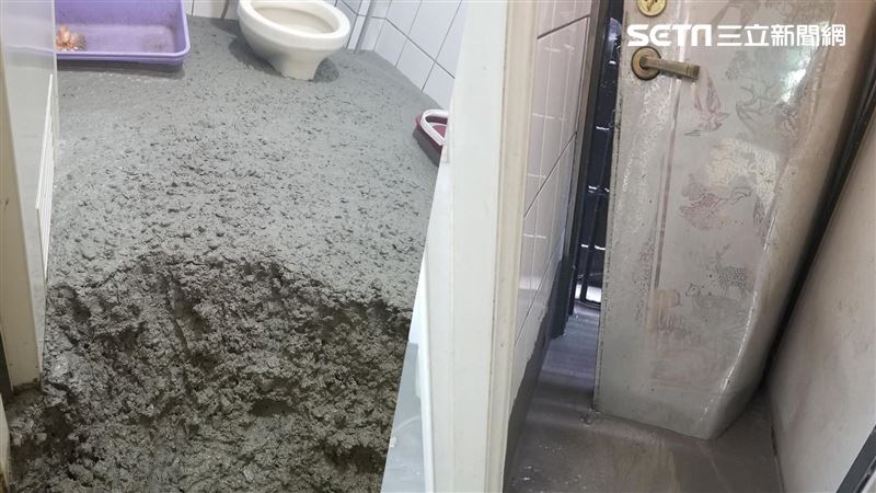 水泥灌爆家門！嚇得住客女驚聲尖叫