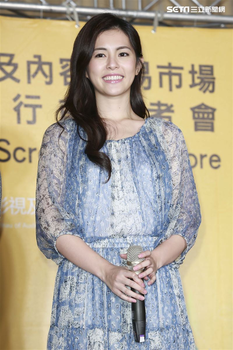 2019新加坡電視影匯市場展行前記者會《覆活》演員任容萱。（圖／記者林士傑攝影）