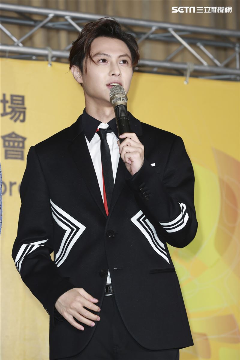 2019新加坡電視影匯市場展行前記者會《覆活》演員邱勝翊。（圖／記者林士傑攝影）