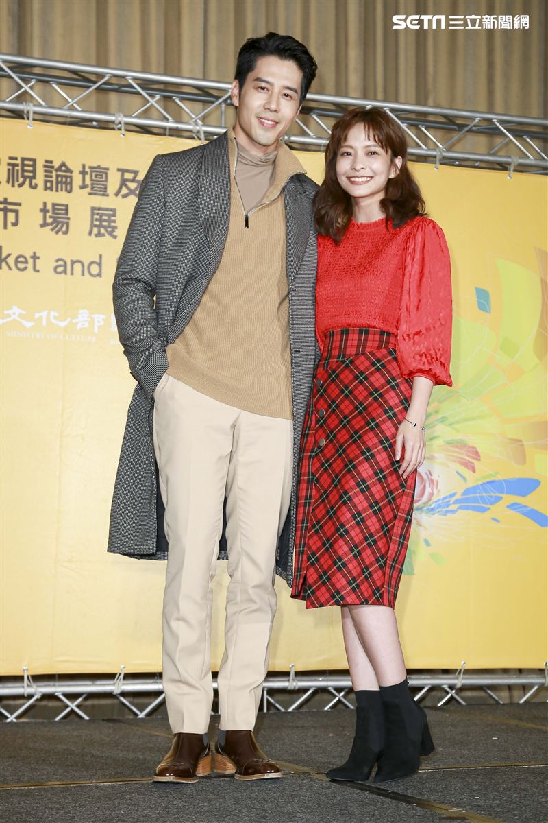 2019新加坡電視影匯市場展行前記者會《王牌辯護人》演員胡宇威、葉星辰。（圖／記者林士傑攝影）