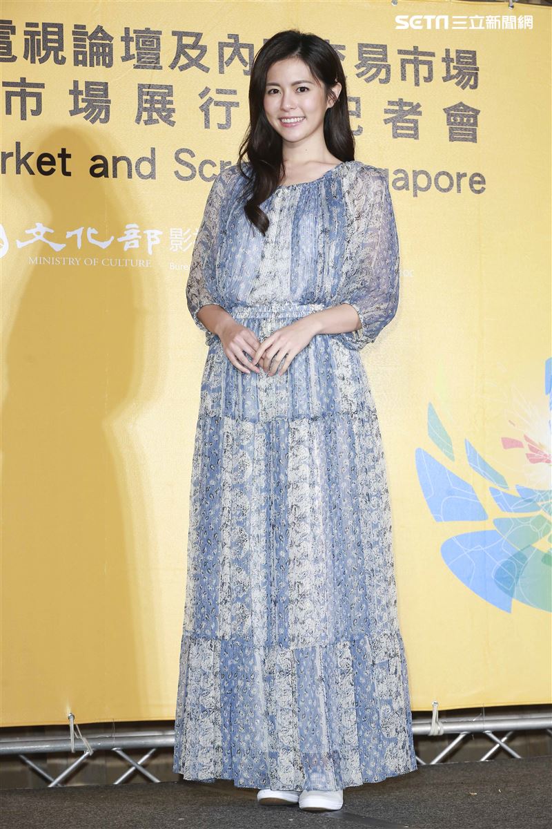 2019新加坡電視影匯市場展行前記者會《覆活》演員任容萱。（圖／記者林士傑攝影）